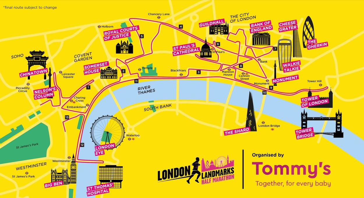 London Landmarks Half Marathon 2025 Teach First